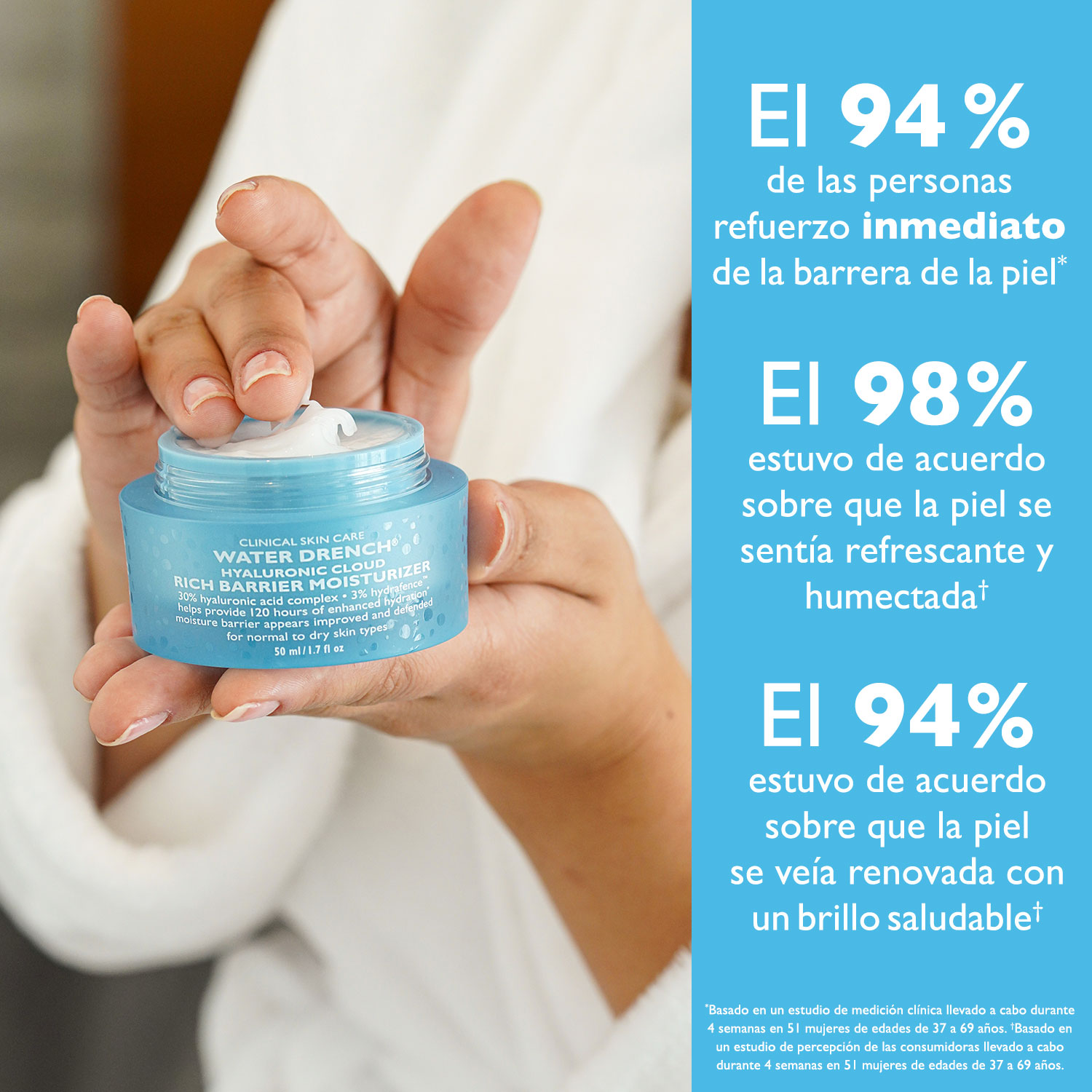 WATER DRENCH® HYALURONIC CLOUD RICH BARRIER MOISTURIZER (CREMA HIDRATANTE)